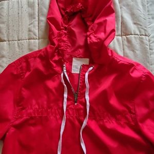 Zine red windbreaker